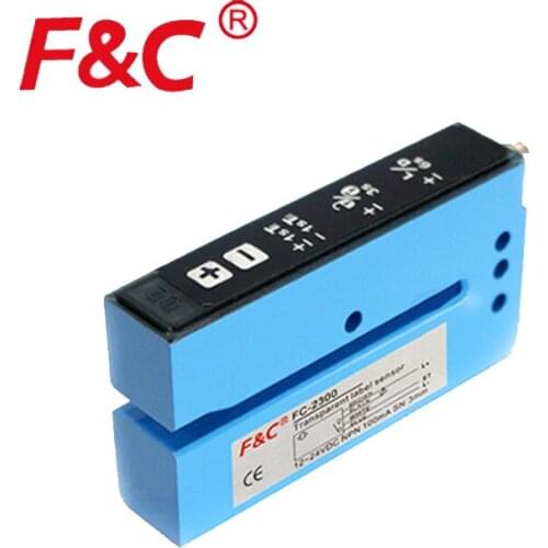 12-24VDC NPN or PNP Transparent Label Detection Ultrasonic Label Sensor