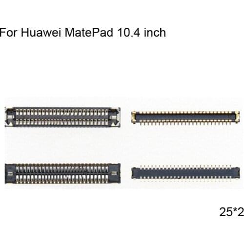 2PCS For Huawei MATEPAD 10.4 inch FPC connector For Huawei MATEPad LCD display screen on motherboard mainboard On flex cable