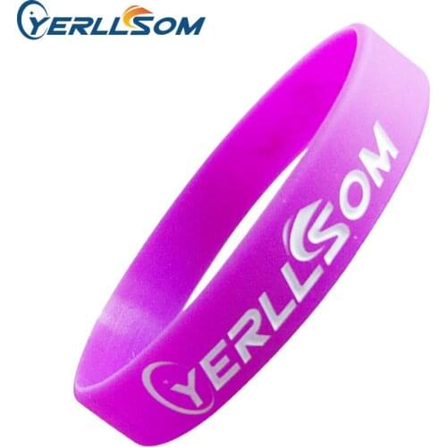 2000PCS/lot Free Shipping Customized Debossed&Ink Filled Rubber Bracelets For Events,Free shipping P042301