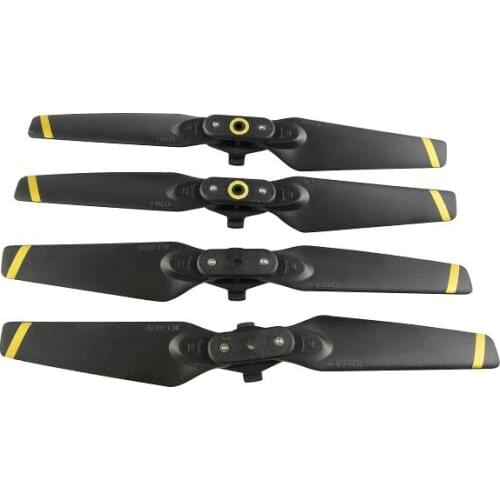 4 pcs Silicone Motor RC helicopter propeller for DJI Spark in Golden