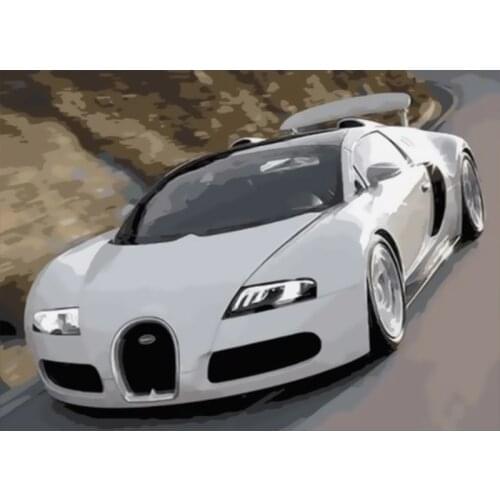 40x50cm Painting By Numbers Kits Landscape Car Oil Paints Acrylic Cnavas Home Bedroom Wall Artcraft Picture