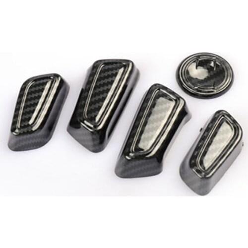 5pc New ABS Plastic Car Seat Control Power Switch Cover Trim For Toyota Camry vx70 70 2018 2019 2020 Car Interior Accessories