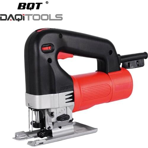 BQT 600W portable multi adjustable table electric woodwork jig saw machine wood cutting machines tool steel cutting blade parts