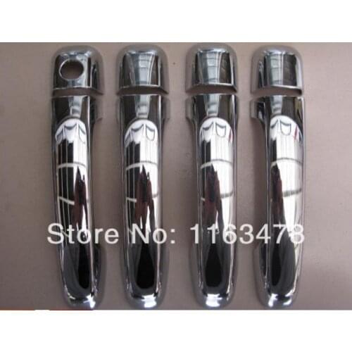 For Toyota Prado FJ150 2010-2013 ABS Chrome Car Decoration Door Handle Cover Trim Molding