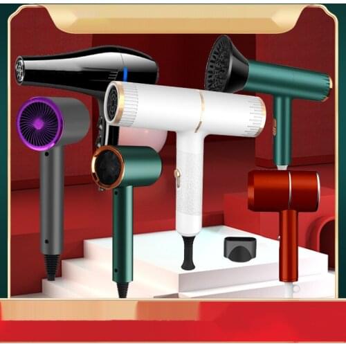 Professional hair dryer wind blue negative ion hair dryer hot and cold wind hair care mute household quick-drying hair dryer0412