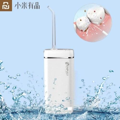 Hot Sales Youpin ENPULY Mini Portable Teeth Washer Pocket Size Cleaner IPX8 Waterproof Big Battery Life 360°Rotation 140PSIPower