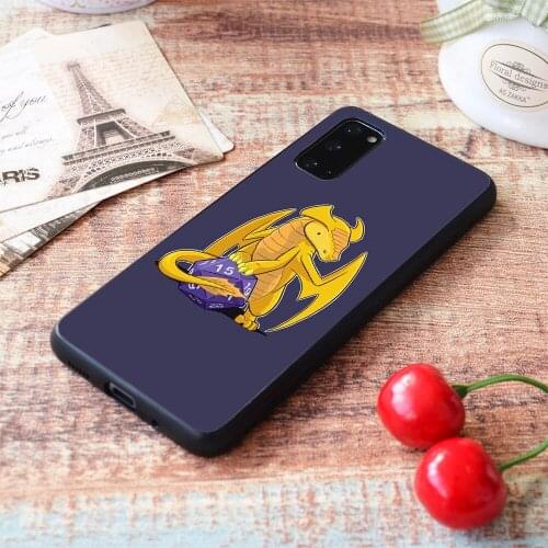 For Samsung Galaxy D20 Gold Dragon Soft TPU border Samsung Galaxy Case