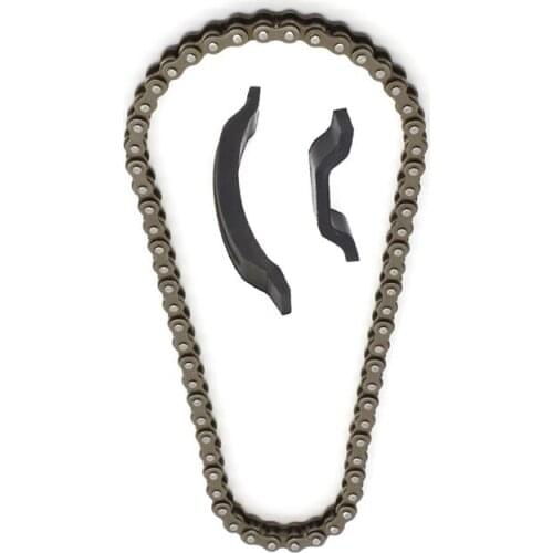 Pack-3 Starter Chain & Chain Guides For Chinese 4-stroke 50cc 70cc 90cc 110cc 125cc