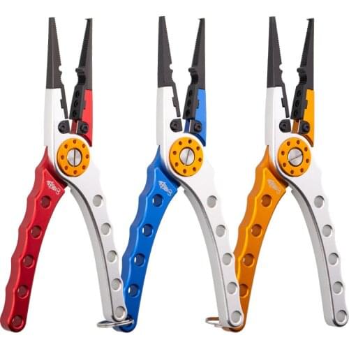 184g 20CM Fishing Pliers Aluminum Alloy scissors Hook Remover Fishing Tools Line Cutter Multifunctional Knot Fishing Equipment