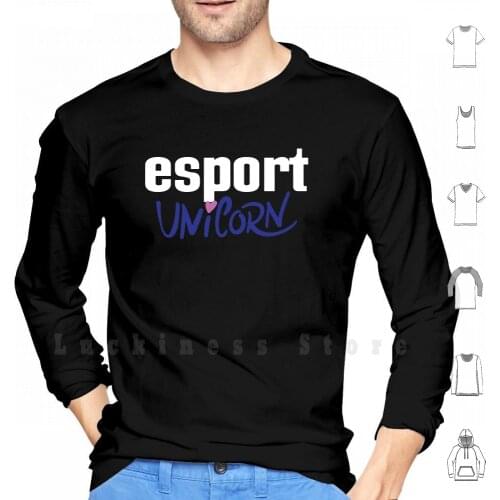 Esport Unicorn Esports E - Sports E Sports Electronic Sports hoodies long sleeve Esports Esports Team Esports Love
