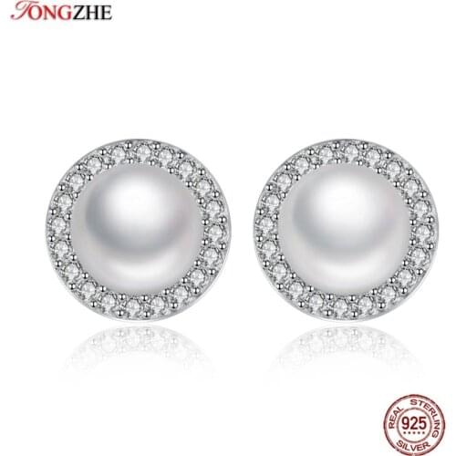 Серьги с жемчугом TONGZHE China At AliExpress