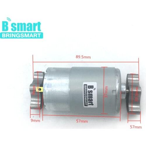 Bringsmart 12V 24V Vibration Motor 4000-8000rpm Strong Vibration For Micro Massage motor DIY Parts R555 Double Sector Head