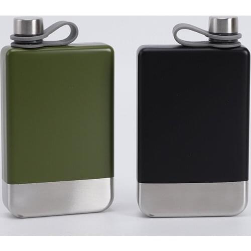 9 OZ Wine Pot Stainless Steel Hip Flask New Modern Design Travel Whiskey Alcohol Liquor Bottle Small Mini Bottle Portable