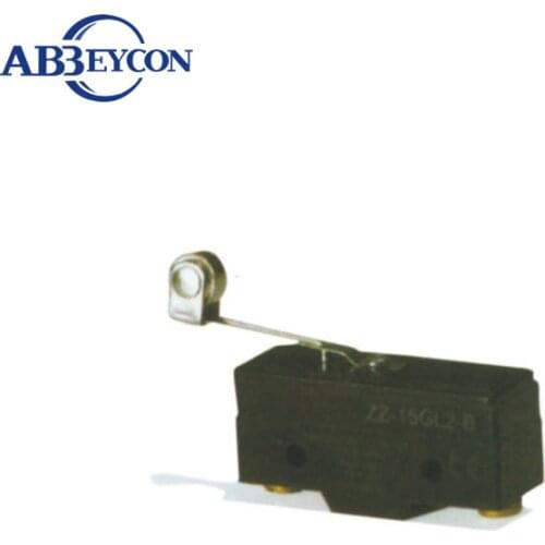 Reed roller lever screw terminal miniature 5e4 16a micro switch roller Mini Micro Switch With Roller Limit Switch