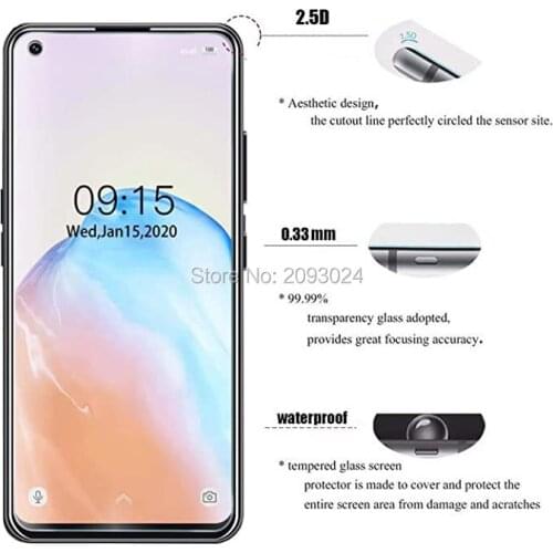 Tempered Glass For Oukitel C18 Pro Glass 9H 2.5D Protective Film Explosion-proof Clear Screen Protector Phone Cover