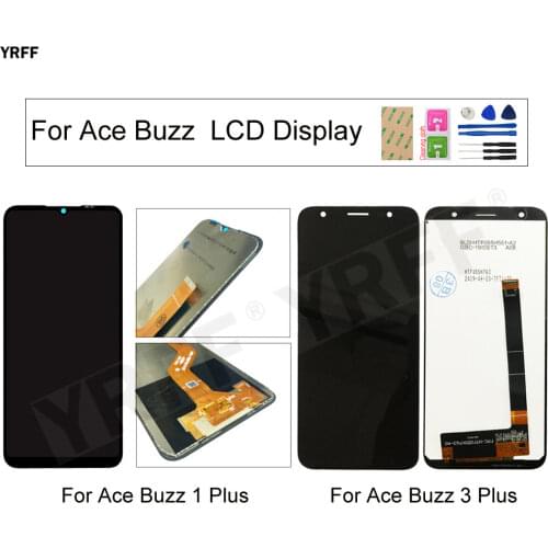 New LCD Display Screen For ACE BUZZ 1 Plus AS0318 LCD Display Touch Screen Digitizer Assembly Parts Free Shipping