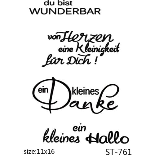 ZhuoAng Magical genius Transparent Seals for DIY scrapbooking photo album Clear Stamps