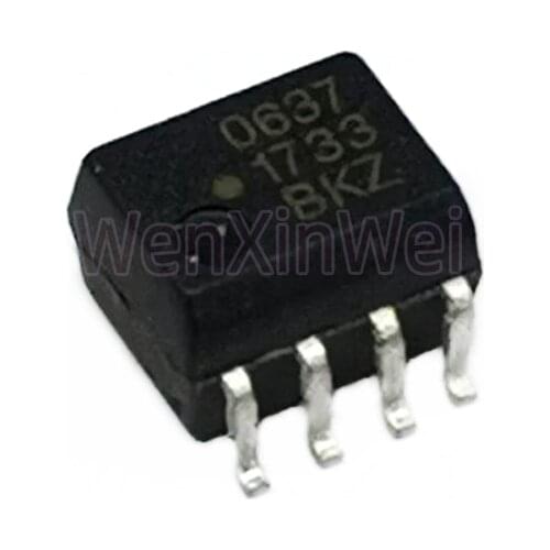 10PCS/LOT HCPL-0637-500E HCPL0637 SOP8 0637 New Optocoupler