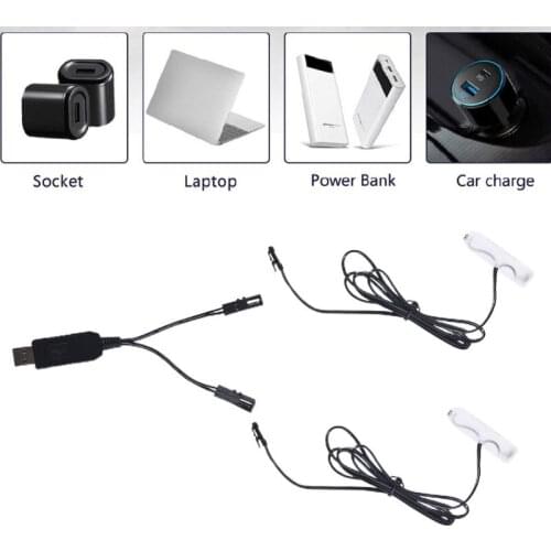 110cm 2in1 AA Battery -Eliminator USB Powered for Toothbrush Toy Flashlight Clock Walkie-Talkie Christmas Strip Light