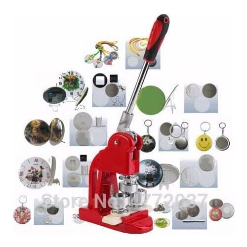 2019 Mini New Design Custom Plastic & Metal Round Button Badge Maker Machine for Pin Badge Making
