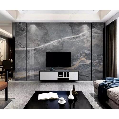 3D Dark Marble Wallpaper Stone Wall Mura Custom Photo Wall Papers Roll for Living Room Hotel Bedroom Waterproof Contact Paper