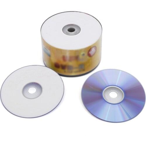 50PCS DVD-R 16x Blank Disc - 4.7GB 120Minutes Printable Recording Disc With Good Compatibility Lightweight Mini Sucker