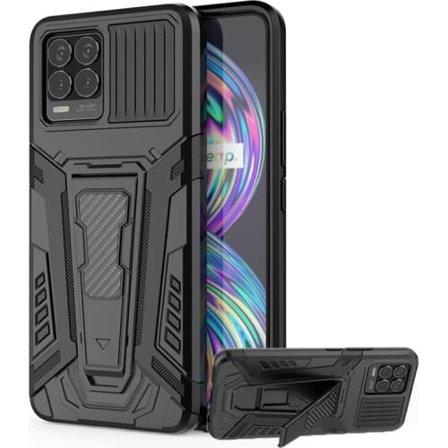 For Realme 8 Pro Case For Oppo Realme 8 Pro Cover Magnetic Car Holder Stand Bracket Shockproof Bumper Armor Case Realme 8 Pro