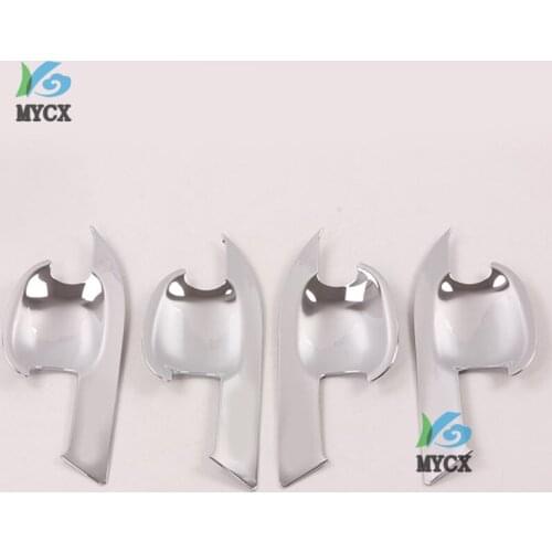 For Hyundai Tucson 2019 2020 Car Styling Car Door Handle Cover Box Sequins Decoration Handle Bowl Frame Accessories