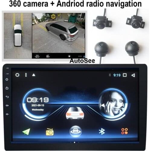 For Nissan touch screen Android monitor Navigation + 360 degree camera Car AVM all round view