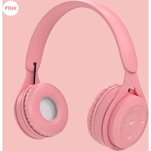 HIFI Stereo Earphones Bluetooth 5.0 Headphone Music Wireless Headset Support SD Card with Mic for Mobile Xiaomi Sumsamg Tablet