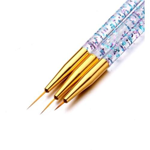 8pcs Nail Art Drawing Striping Liner Pen Brush DIY Painting Flower Drawing Lines Set Manicure Nails Design Professional Home Use