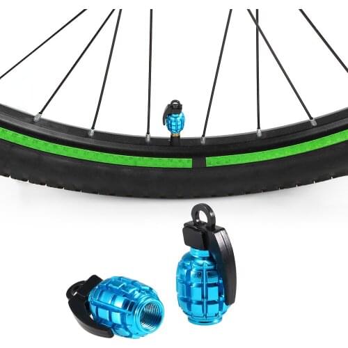 2Pcs Bicycle Valve Caps Air Valve Caps Tyre Valve Dust Covers for MTB Road Bike Motorcycle Bicycle Accessories