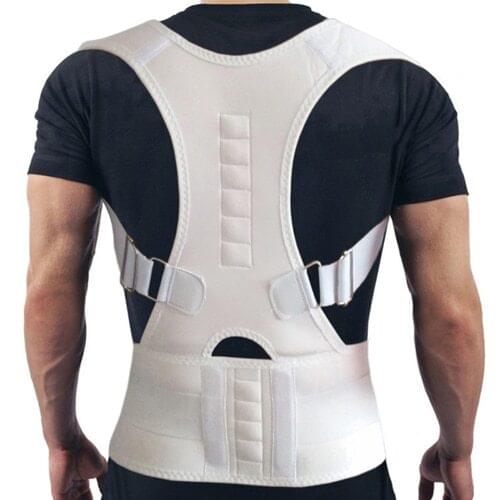 Magnetic Therapy Adult Back Corset Shoulder Lumbar Posture Corrector Bandage Spine Support Belt Back Support Posture Correction