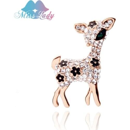 Miss Lady Brooches With Animals For Clothes