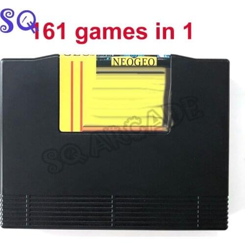 Neo Geo Aes Arcade Cassette 161 In 1 Sd Game SNK Console Multi Games Cartridge NeoGeo 161 In 1 Mvs Version for Family