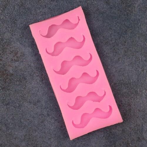 New Mustache Fondant Cake Silicone Mold Chocolate Mold DIY Cake Baking Decoration Mold