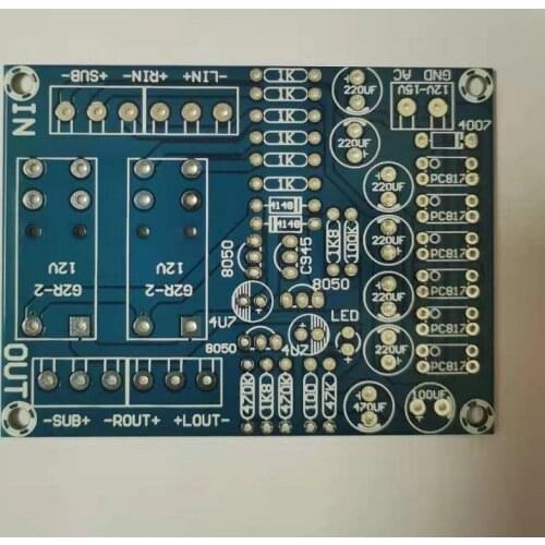Digital Amplifier Boards BTL Circuit 2.1 Three Channel Horn Protection PCB Empty Board