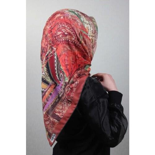 SCARFELLA SOFT HAND DİKİŞLİ SCARF DESEN-44 - RENK-01