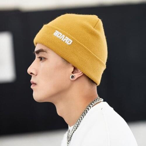 2021 New Fashion Women Men Knitting Beanie Hip-Hop Autumn Winter Warm Caps Unisex Hats Feminino Skullies Men City Look Cool Hat