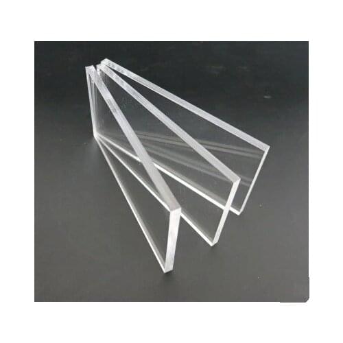 Thickness of 4mm transparent acrylic plate piece of DIY organic glass model toy building materials 60*120MM free shipping
