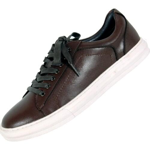 Casual Mens shoes Genuine Leather Shoes Classic fashion Male Lace-up Sneakers Quality Flats Moccasins Footwear Cas