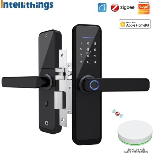 Zemismart Tuya Zigbee Smart Lock Core Cylinder Intelligent Security Door Lock Encryption With Keys Work With Smart Life App