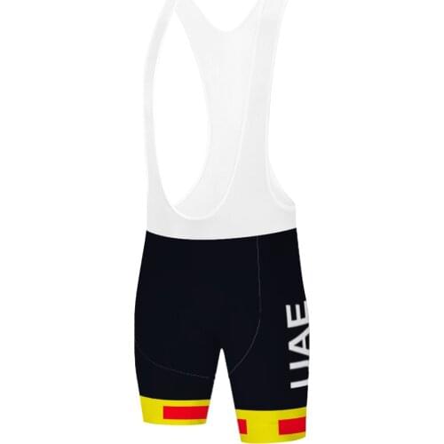 2021 de france UAE champion cycling shorts 20D gel pad Quick Dry Breathable Tight Bicycle Wear racing bike culote ciclismo