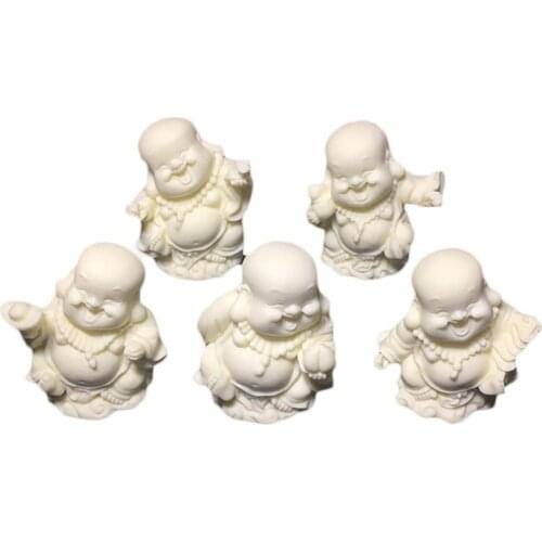 High quality Wufu Xiao Sha Mi Modern art wealth mini figurine Home living room car decoration Best gift for wedding birthday
