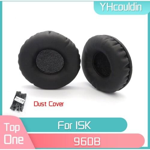 YHcouldin Earpads For ISK 960B Ear Pads Headset Leather Ear Cushions Replacement Earcushions