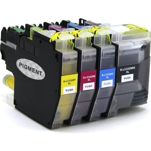 YOTAT (pigment ink) Compatible ink cartridge LC3329XL LC3329 for Brother MFC-J5930DW MFC-J6935DW printer