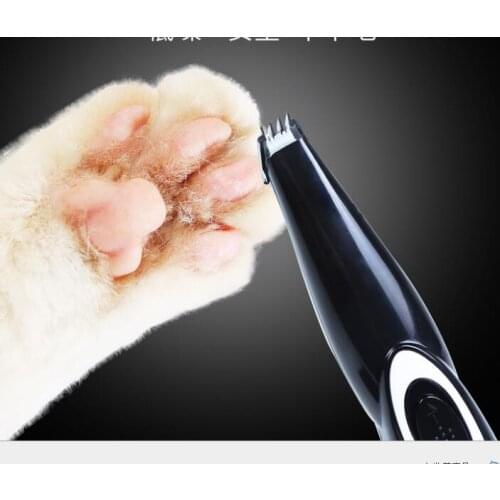 10Set/Lot USB Electric Pets Foot Hair Shaver Dogs Cats Local Hair Trimmer Push The Hair Cut Home Appliances HA2042