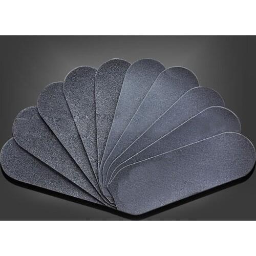 New 10PCS Pedicure Callus Remover Stainless Steel Foot Rasp File Double-Sided Replacement Grits Pad Heel Scrubber Foot Care Tool