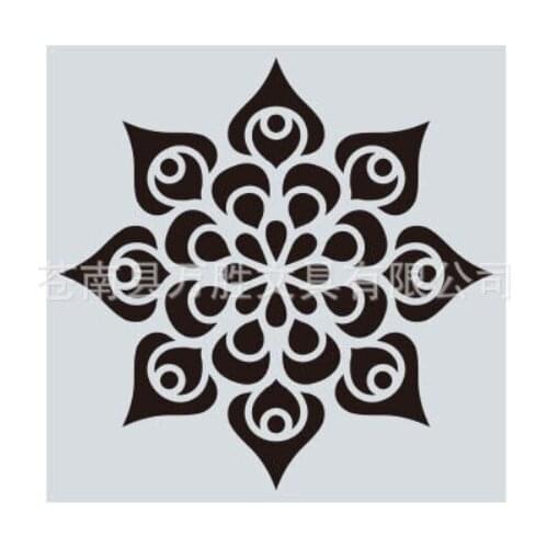 15*15 Mandala Layering Stencils for Diy scrapbook/photo album Decorative Embossing spray painting tool graffiti hand home decor
