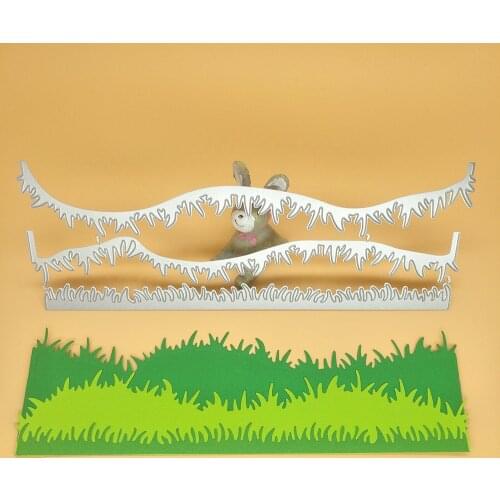 3 lawn and grass metal cutting templates DIY scrapbook, card making, embossing crafts, photo album decoration